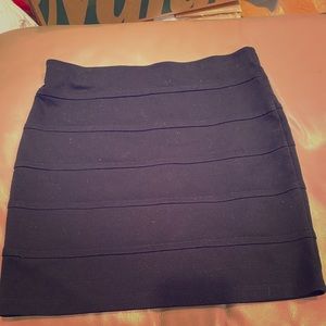 Black Forever 21 Mini Bandage Skirt